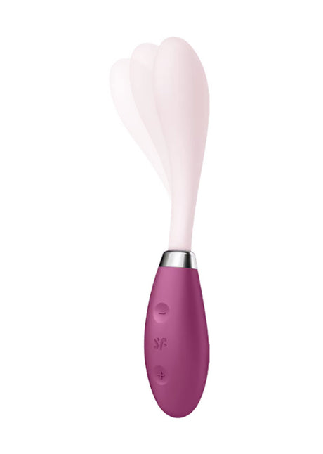 Satisfyer G-Spot Flex 3 Multi Vibrator — Red - SAT-J2018-297-2
