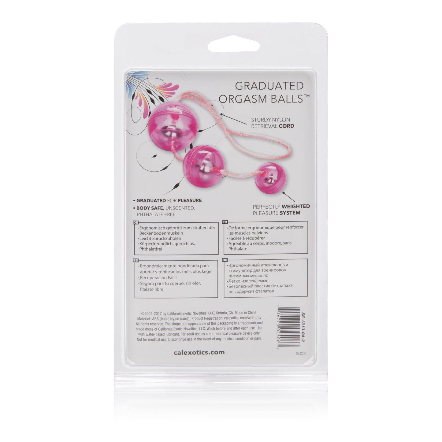 Graduated Orgasm Balls - Pink by CalExotics