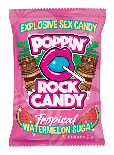 Rock Candy Poppin' Rock Candy — Watermelon Sugar Edible Candy for Couples - RC-PR-101-WS