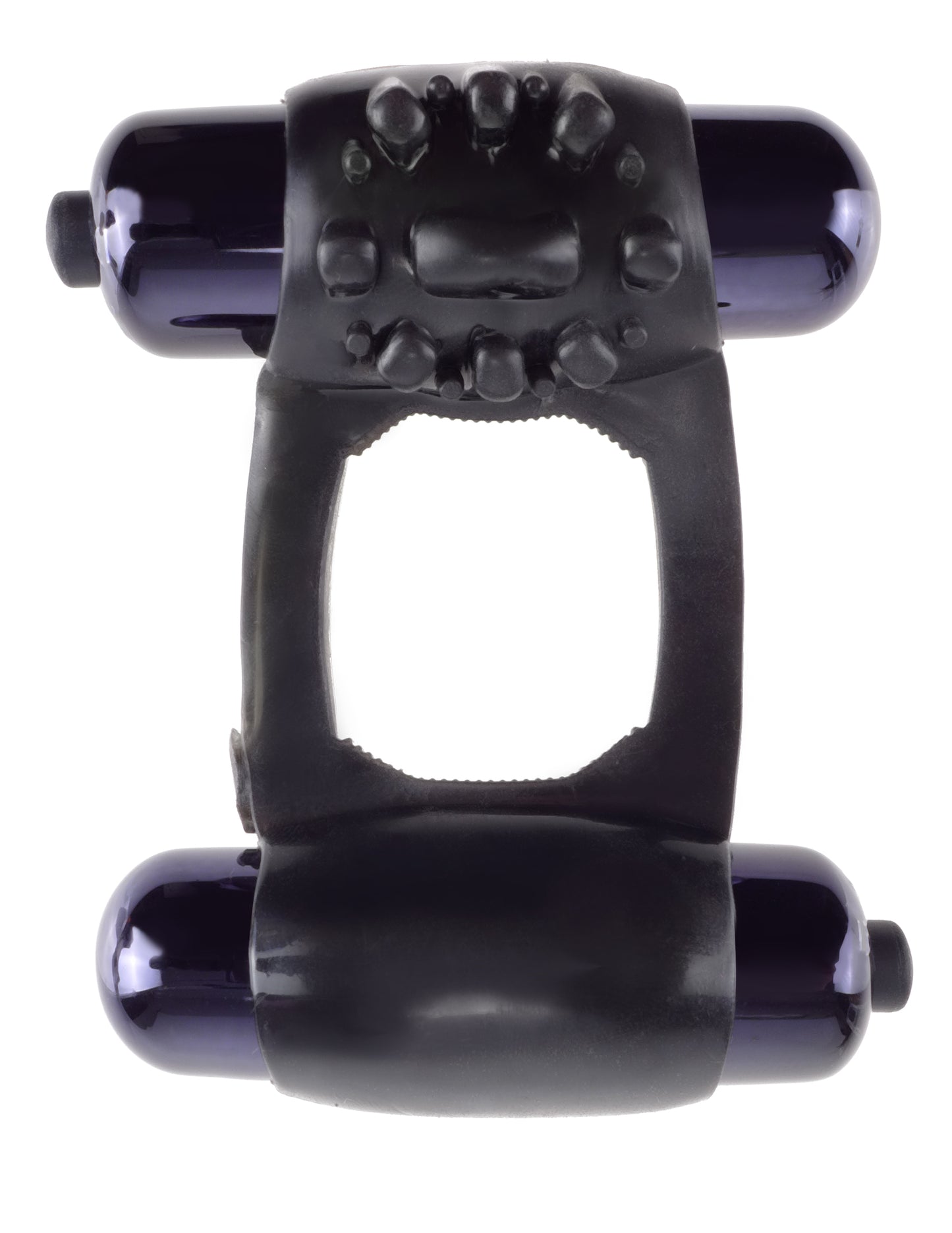 Fantasy C-Ringz Duo-Vibrating Super Ring Black by Pipedream