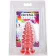 Doc Johnson Crystal Jellies Anal Twist — 5 Inch Pink - DJ0289-08-CD