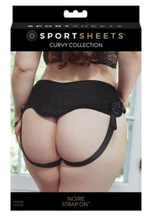 Sportsheets Beginners Plus-Size Strap-On Harness — Black - SS620-50
