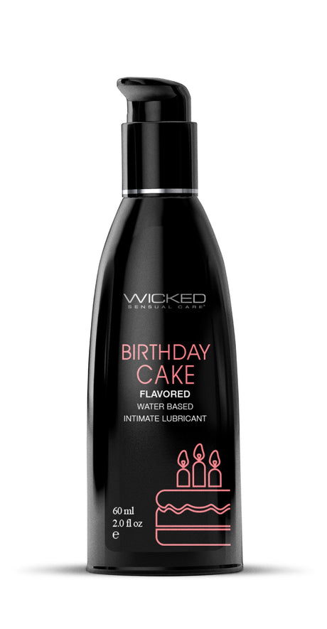 Wicked Sensual Care Aqua Birthday Cake Water-Based Lubricant, 2 fl oz - WS-90442