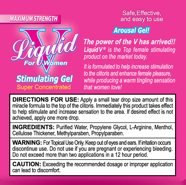 Liquid v for Women 1 Packet Box by Body Action