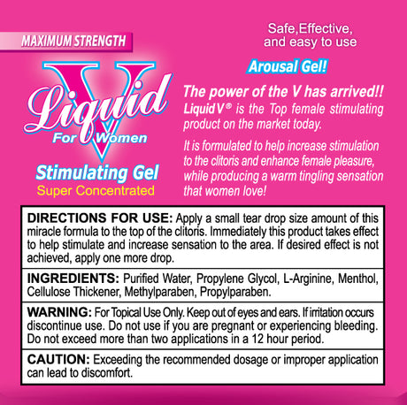 Liquid v for Women 1 Packet Box by Body Action