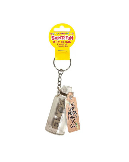 Little Genie 'Last F*** I Have to Give' Key Chain — 6 Pack - LG-CP1253
