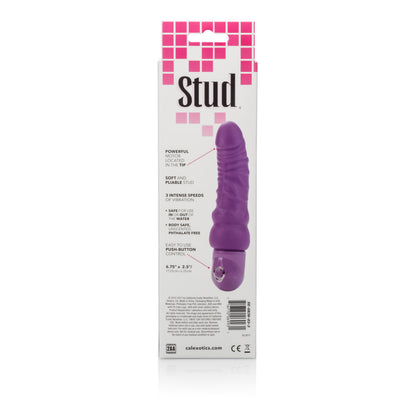 Waterproof Power Stud Curvy Dong - Purple by CalExotics