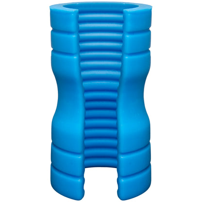 "Optimale  - Truskyn  Silicone Stroker - Ribbed -  Blue DJ0694-02-BX"