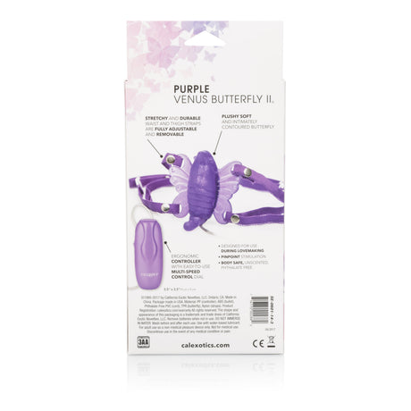CalExotics Venus Butterfly 2 Clitoral Stimulator - Purple - SE0601143