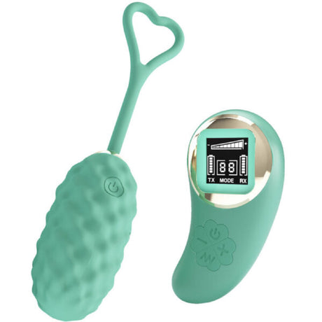 Pretty Love Vivian Remote Control Vibrating Egg — Turquoise, 2.75 in - BI-300027WLED1