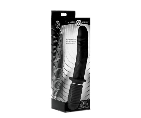 Power Pounder Vibrating and Thrusting Silicone Dildo by XR Brands
