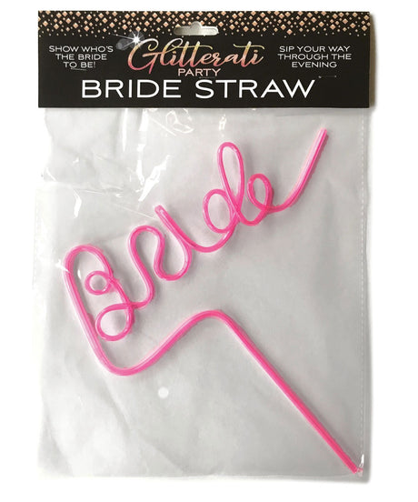 Little Genie Glitterati Bride Twisty Straw — 10 inch - LG-CP1090