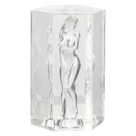CalExotics Girls Girls Girls Crystal Masturbator, Clear — 3.75 x 2.25 in - SE0892053