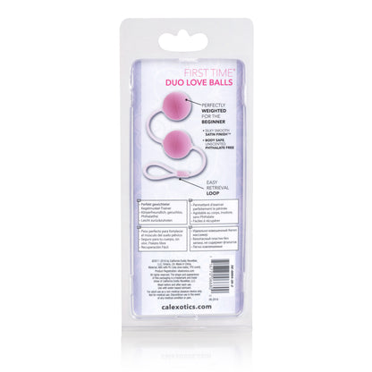 First Time Love Balls Duo Lovers - Pink by CalExotics