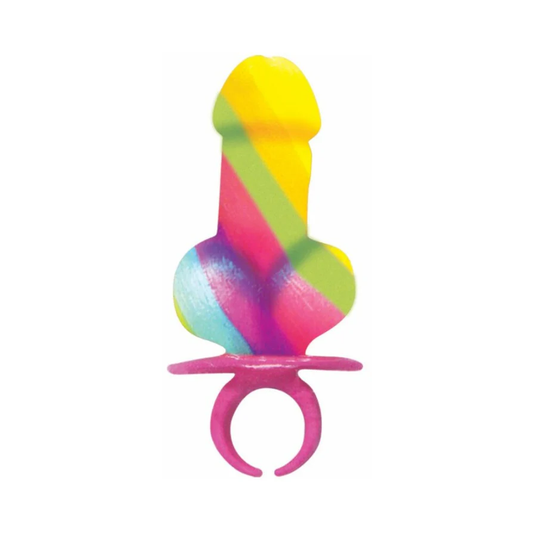 Hott Products Rainbow Lollipop Ring Display — 12 Pieces - HTP2607D