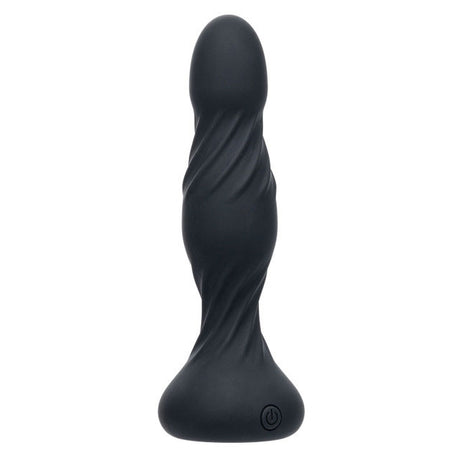 CalExotics Deep Swirl Anal Probe — Black, 10-Function - SE1235153