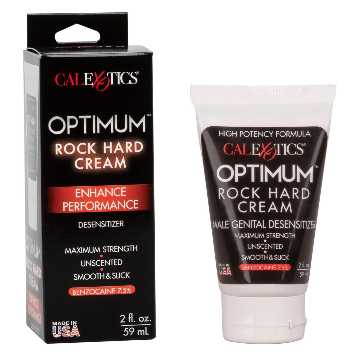 Optimum Rock Hard Cream - 2 Fl. Oz. - Boxed by CalExotics