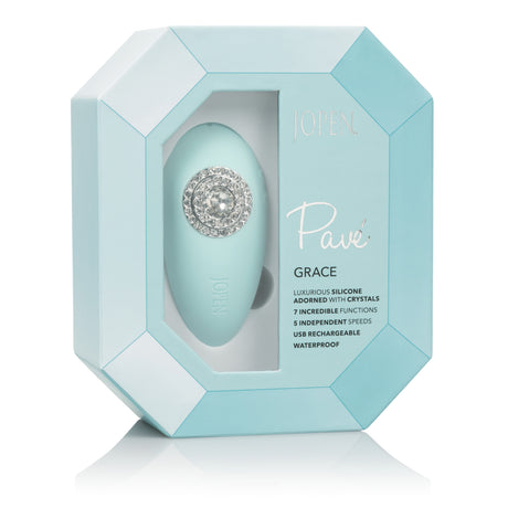 CalExotics Pav Grace Mini Curved Vibrator with Crystal Accents - JO8005203