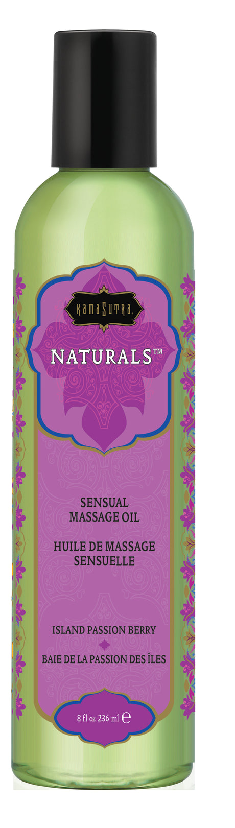 Kama Sutra Naturals Massage Oil — Island Passion Berry, 8 fl oz - KS10245