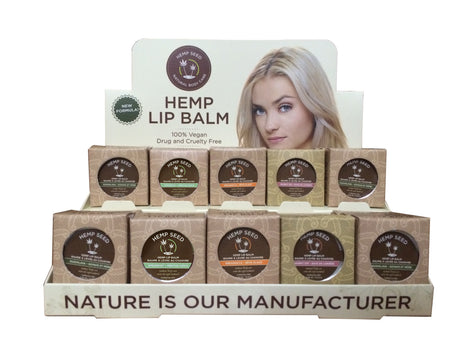 Earthly Body Lip Pots — 30-Count Tin Display - EB-HSLP2013