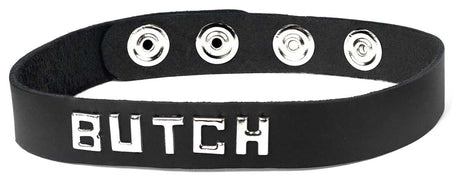 Spartacus Butch Leather Collar — 3/4-inch Oil-Tanned, Adjustable 13 to 16 in - BWB-B15