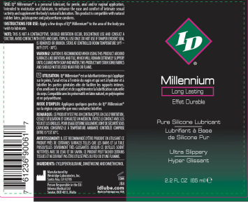I.D. Lubricants I.D. Millennium Silicone Lubricant, 2.2 oz - ID-MLL-02