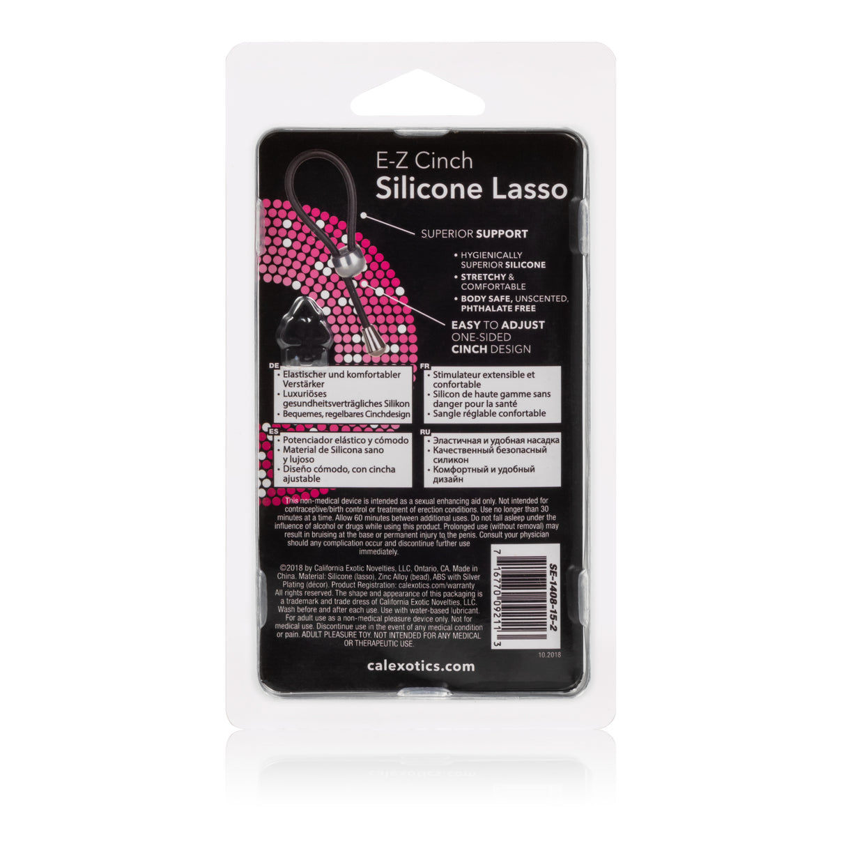 CalExotics E-Z Cinch Silicone Lasso Ring — Adjustable Cinch - SE1408152