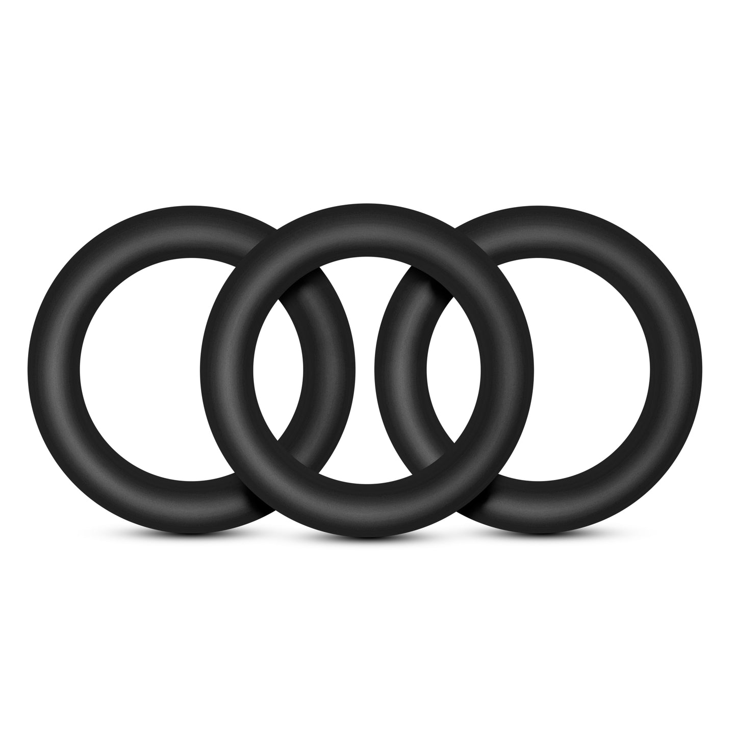 Performance - Vs2 Pure Premium Silicone Cockrings - Small - Black by Blush