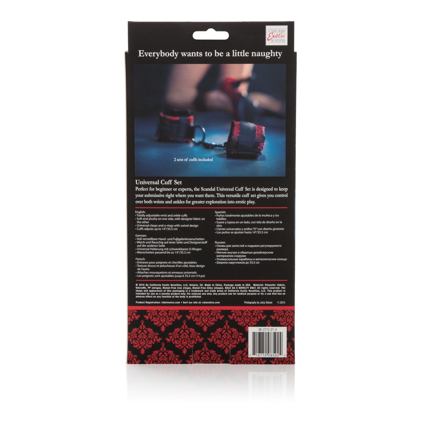 Scandal Universal Cuff Set by CalExotics