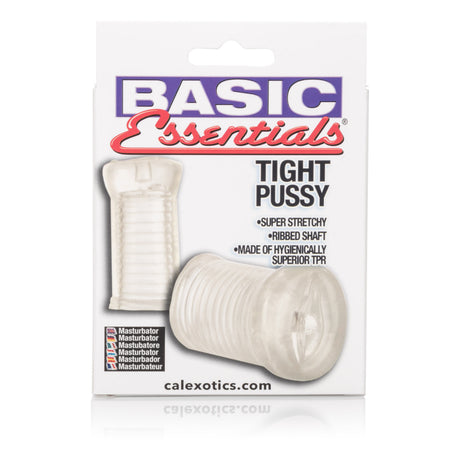 CalExotics Basic Essential Pussy Masturbator Sleeve — Ribbed TPR - SE1785003