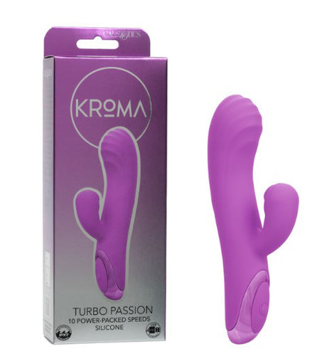 CalExotics Kroma Turbo Passion Petite Dual Stimulator, Purple - SE4406803