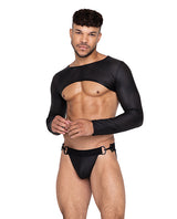Master Crop Top Black SM by Roma Confidential