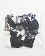 Fever Dream Chantilly Eyelash Lace and Stretch Satin Bralette w/Thong - Black XL by Roma Confidential