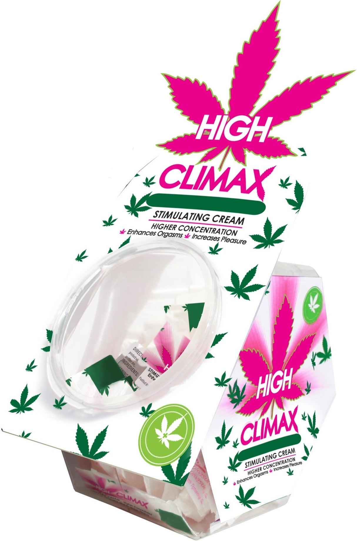 Body Action High Climax Female Stimulating Cream — 50 Foil Packets (0.067 fl oz) - BA-HCSPDJ