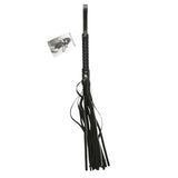 Sex and Mischief Crystal Whip - Black
