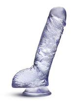 Blush B Yours Plus Hearty N Hefty Clear Dildo, 9-inch - BL-74809