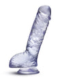 Blush B Yours Plus Hearty N Hefty Clear Dildo, 9-inch - BL-74809
