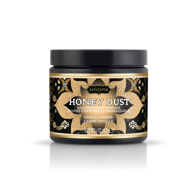 Kama Sutra Honey Dust Kissable Body Powder — Vanilla Crème, 6 oz - KS12016
