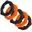 Oxballs Gearheads 5-Pack Spinner Rings - Orange & Black - OX-3203-OJBK