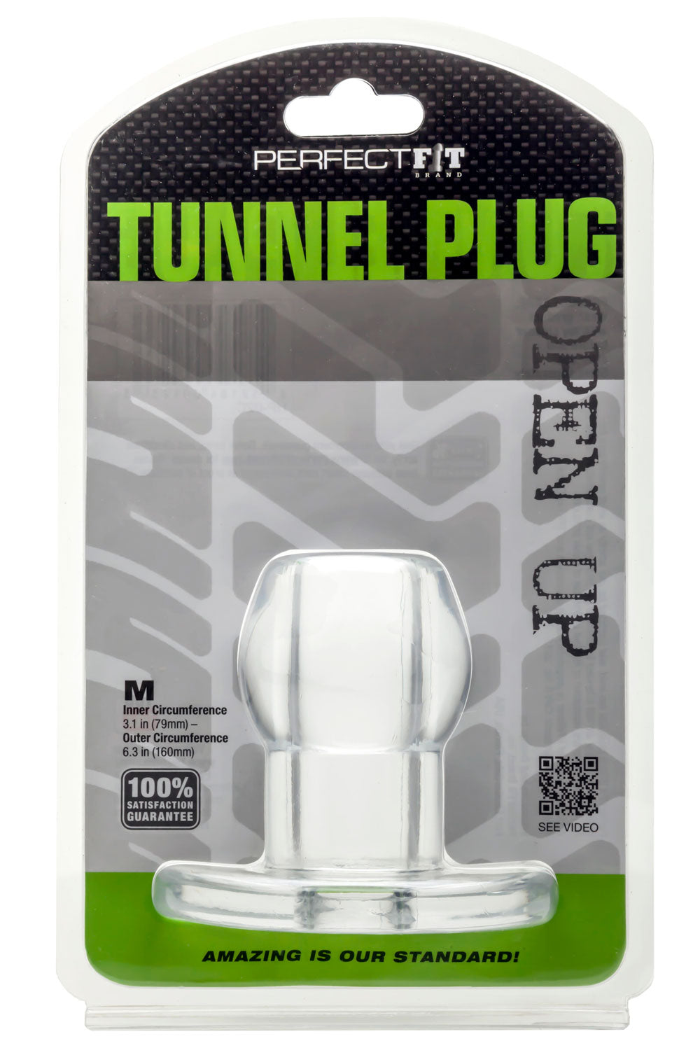 Tunnel Plug Medium - Clear by Perfect Fit
