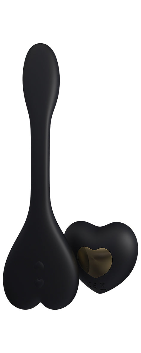 Kama Sutra Natya Remote Couple's Massager — Black - KS20005BLK