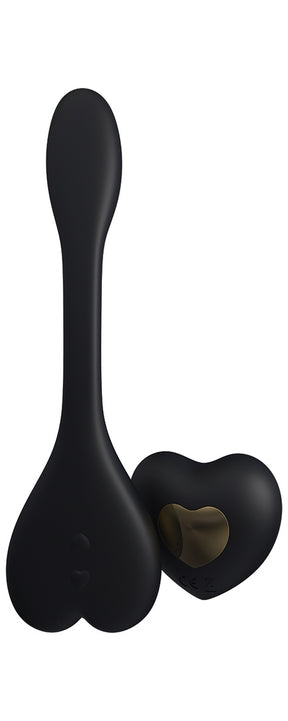 Kama Sutra Natya Remote Couple's Massager — Black - KS20005BLK