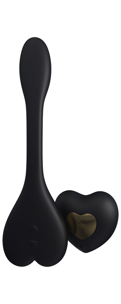 Kama Sutra Natya Remote Couple's Massager — Black - KS20005BLK