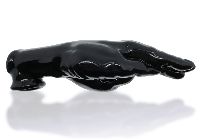 Oxballs Hand Job Cocksheath — Night Black, 10.5 in x 3.5 in - OX-3000-NGT