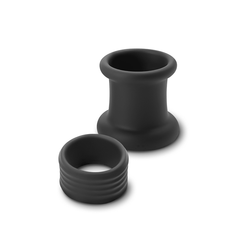 nsnovelties Renegade Buster Silicone Ball Stretcher - Black - NSN-1113-63