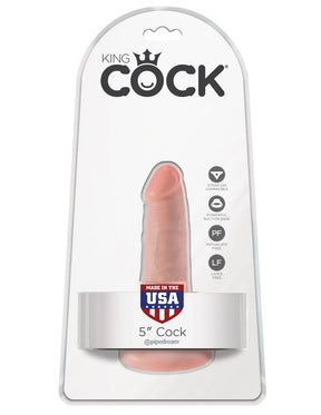 Pipedream King Cock 5 Inch Realistic Dildo — Light - PD5530-21