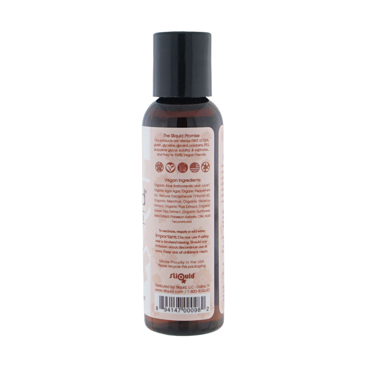 Organics Sensation - 2.0 Fl. Oz. (59 ml) by Sliquid