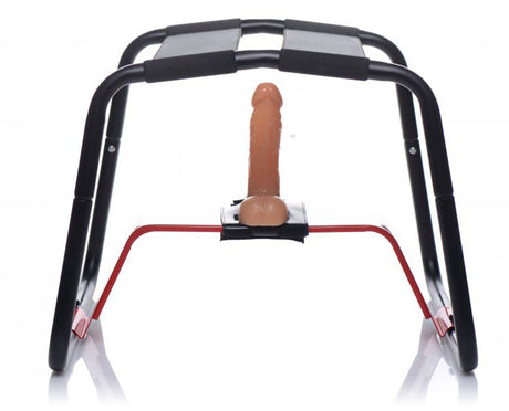 XR Brands Bangin Bench Extreme Sex Stool with Strap-On Harness - LB-AF228