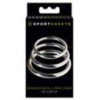 Sportsheets Metal O-Ring 3-Pack (1.5, 1.75 & 2 in) - SS694-03