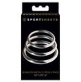 Sportsheets Metal O-Ring 3-Pack (1.5, 1.75 & 2 in) - SS694-03